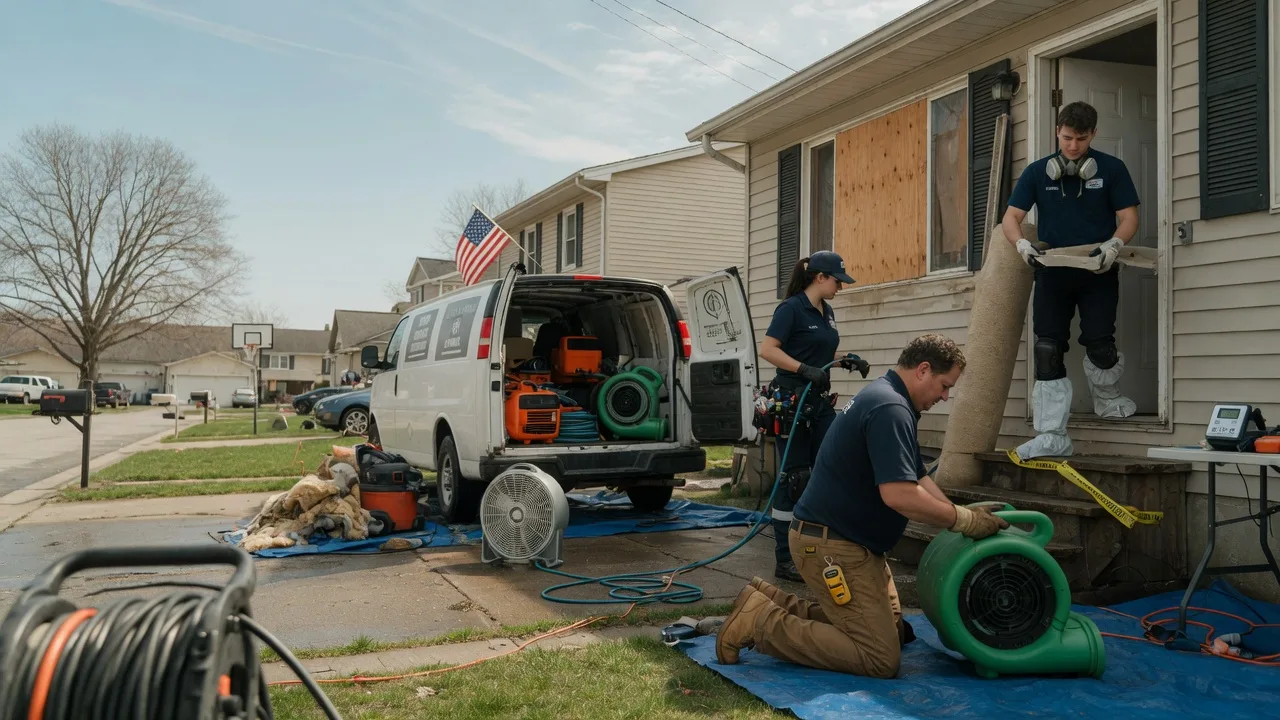 Water Damage Restoration in Liberty Mills, IN near me